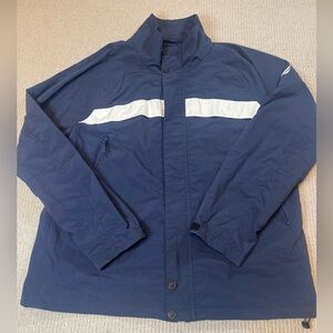 Nautica Mens XXL Navy Blue Lightweight Full Zip Jacket